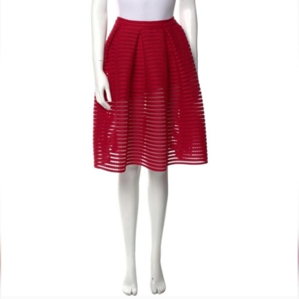 MAJE Red Jam Puffball Skirt Women's Size US XS - Picture 3 of 15